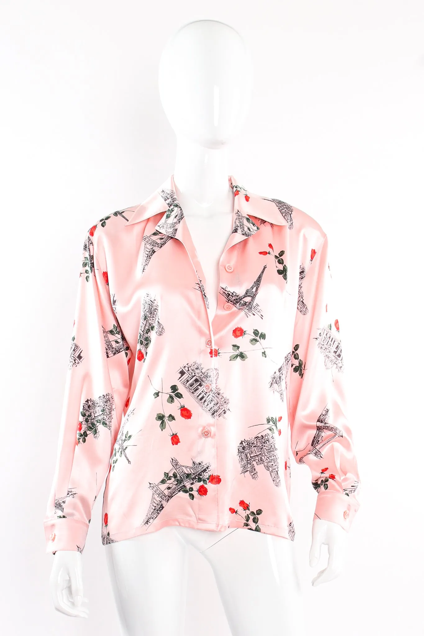Paris Rose Silk Shirt