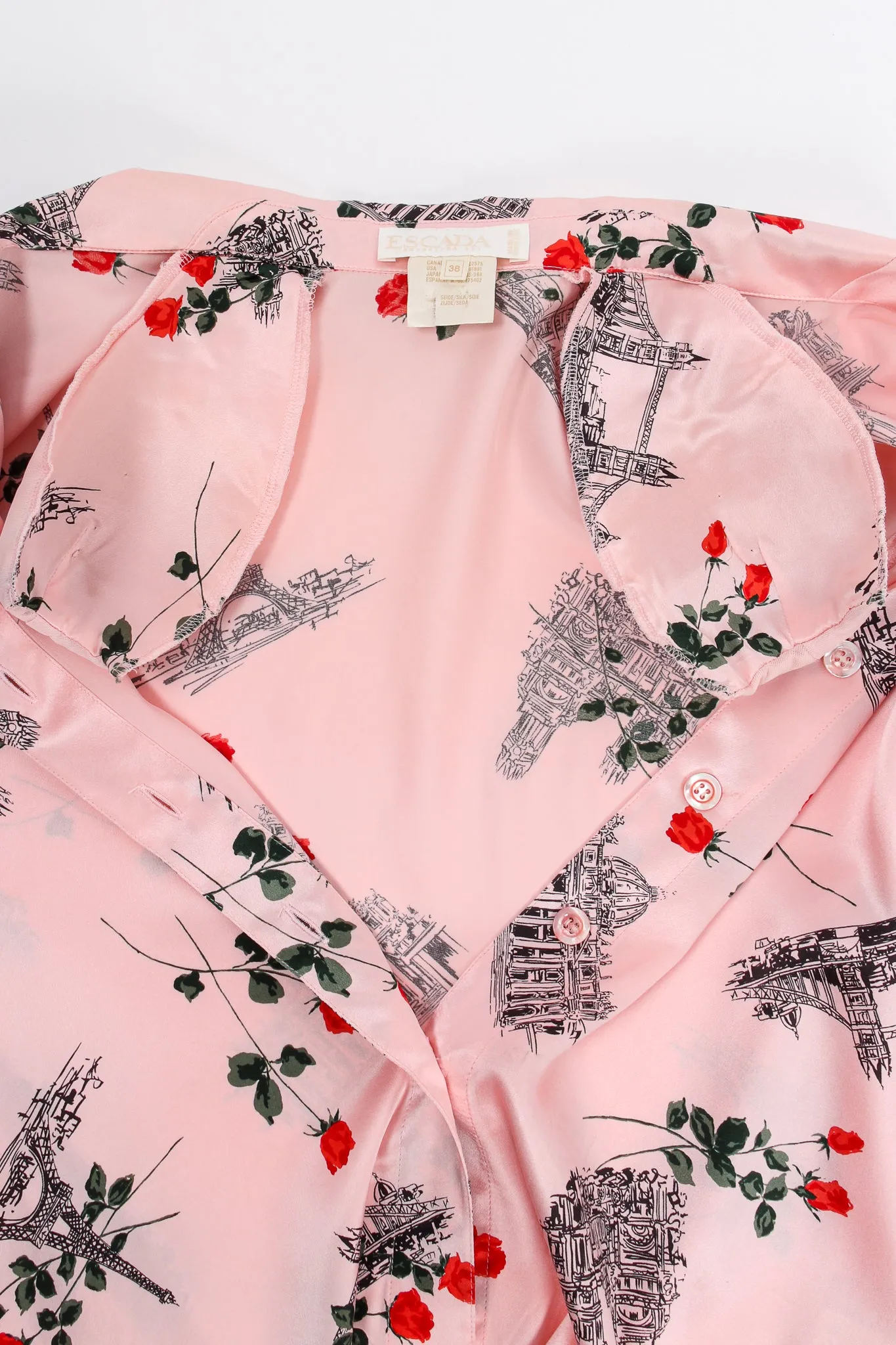 Paris Rose Silk Shirt