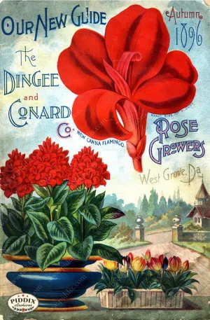 PDXC1518 -- Vintage Rose Culture Catalogs
