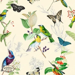 PDXC21032 Bird and Flowers -- Birds and Flowers