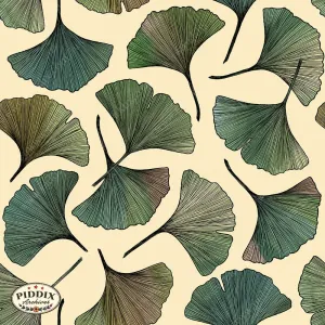 PDXC23636 -- Ginko Leaves Pattern