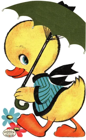 PDXC24197a -- Duckling with Umbrella