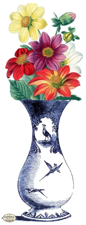 PDXC3840c -- Chinoiserie Vases
