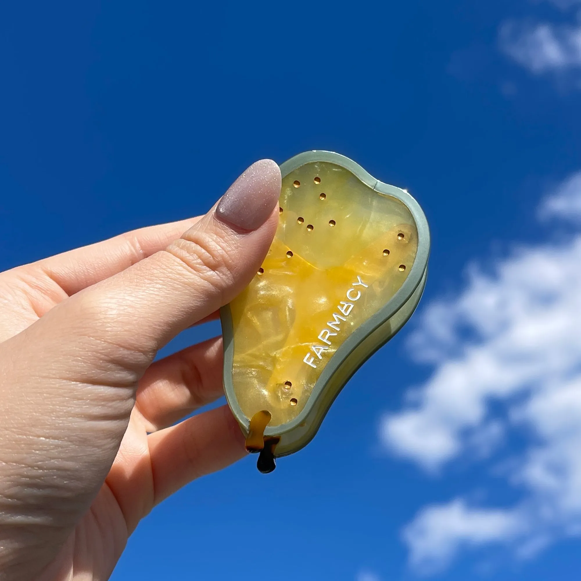 Pear Hair Clip