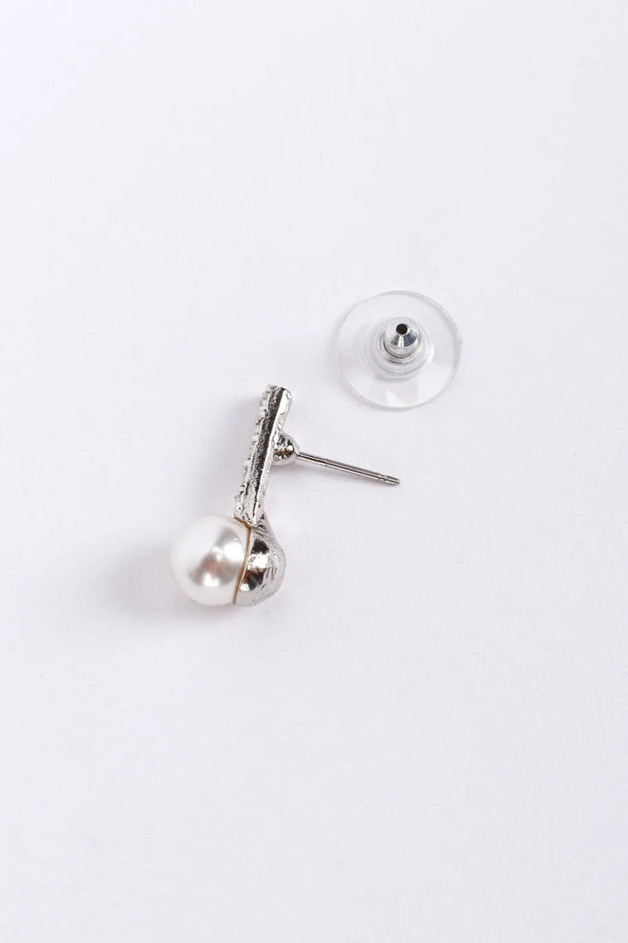 Pearl Rhinestone Ear Cuff & Earring Set