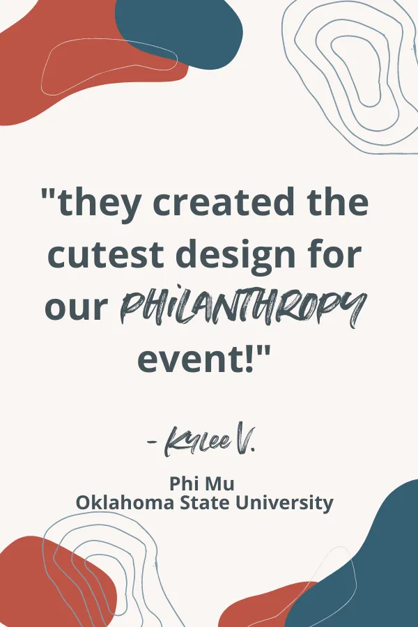 Pi Beta Phi Philanthropy Colorful Flowers Tee