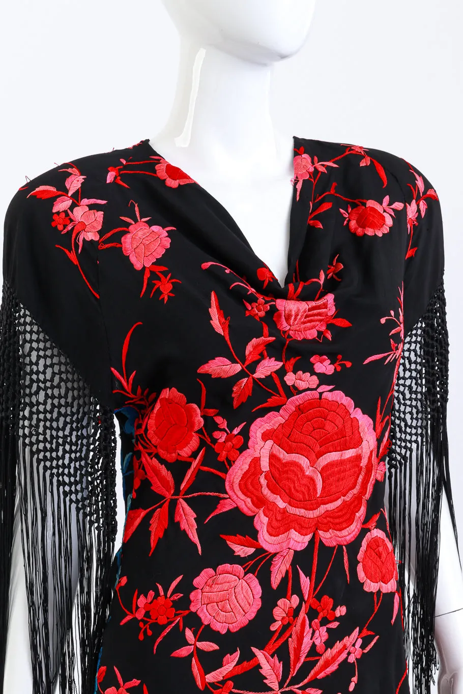 Piano Shawl Fringe Dress