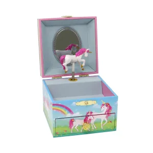 Pink Poppy  Stardust Unicorn Musical Jewellery Box Small