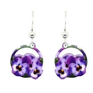 Purple Pansies