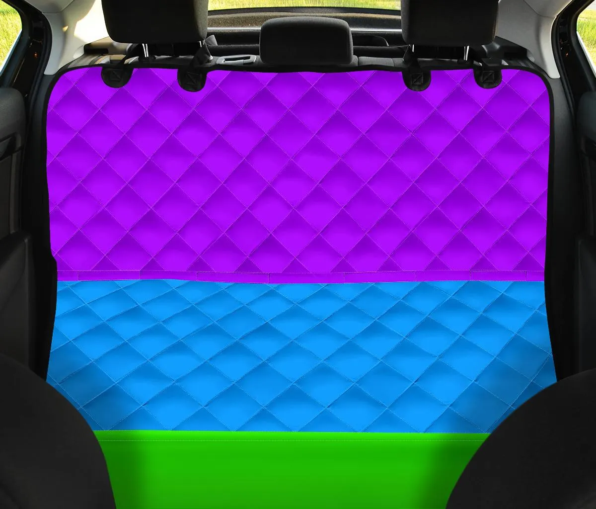 Rainbow Pet Car Seat Covers