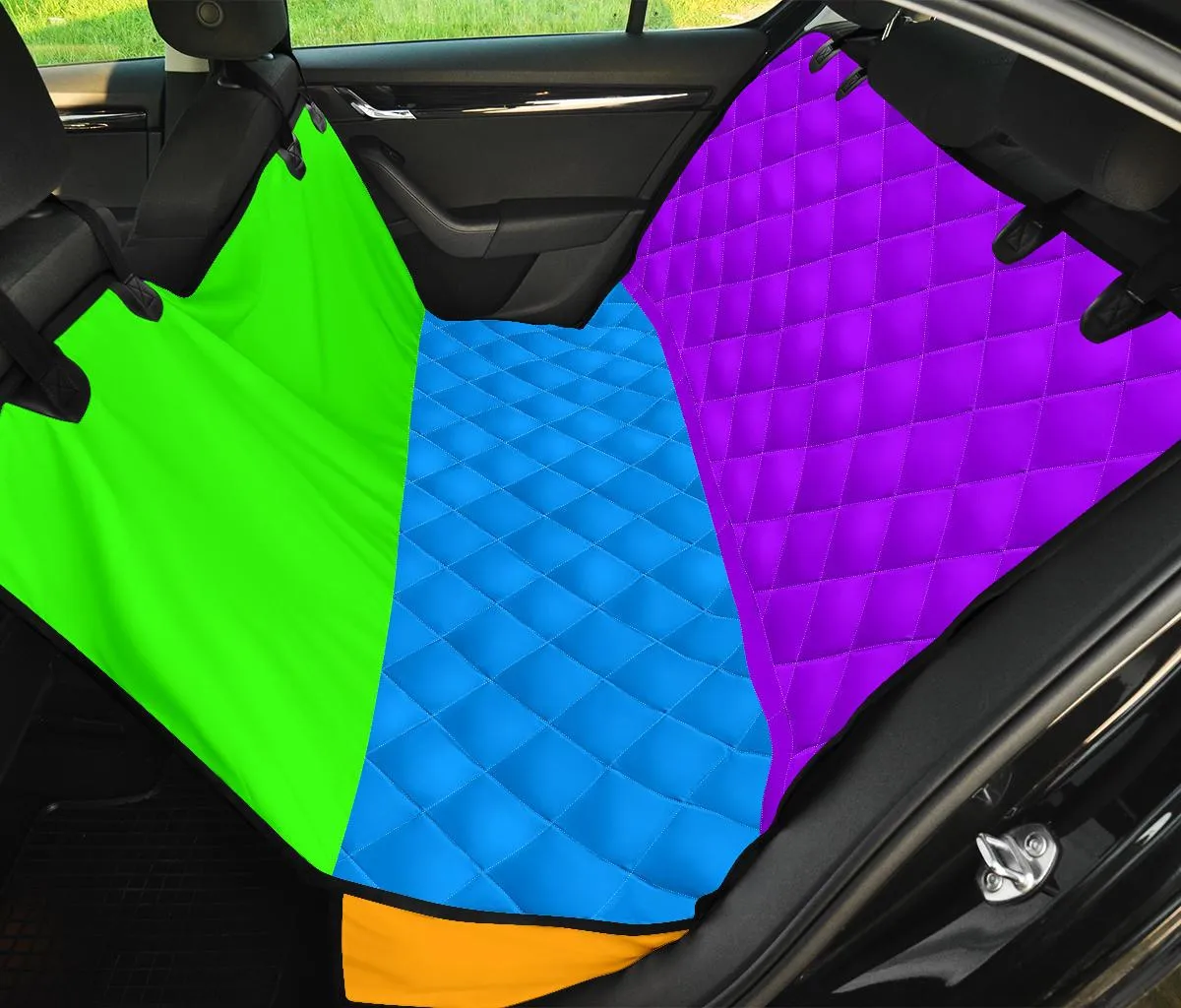 Rainbow Pet Car Seat Covers