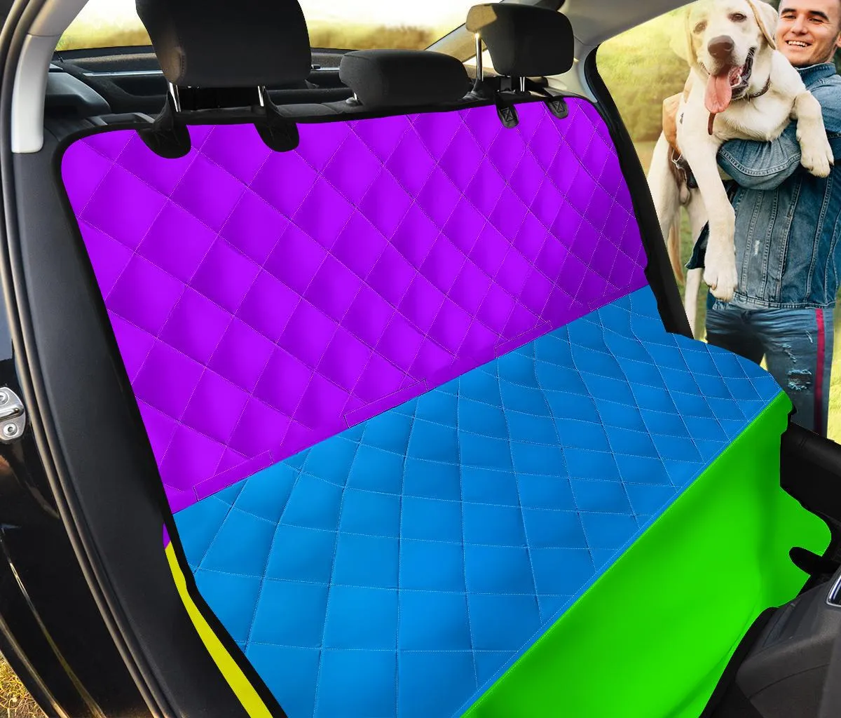 Rainbow Pet Car Seat Covers