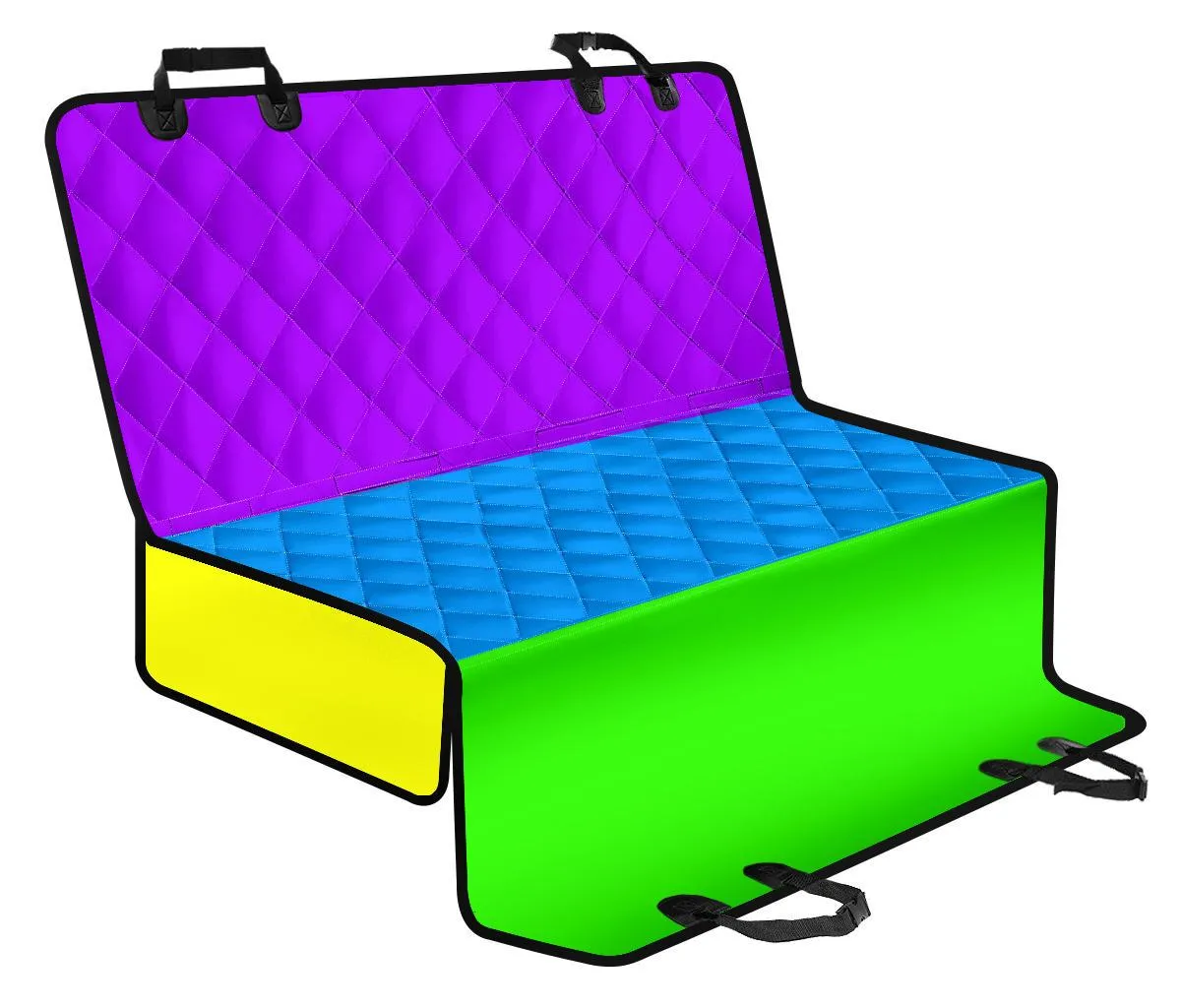 Rainbow Pet Car Seat Covers