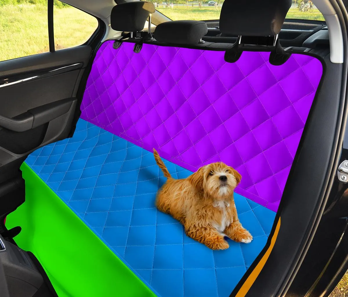 Rainbow Pet Car Seat Covers