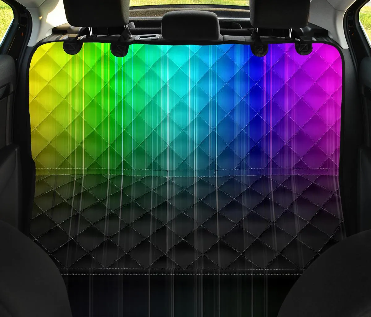 Rainbow Rush Pet Seat Covers