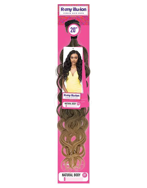 Remy Illusion Natural Body 20″ / 30" -extension Synthetic Hair