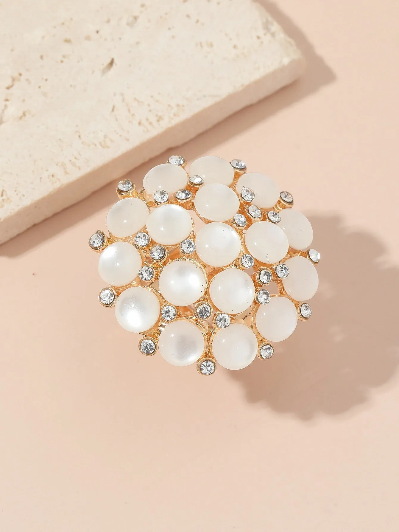 Rhinestone Decor Ring- FD ⚡