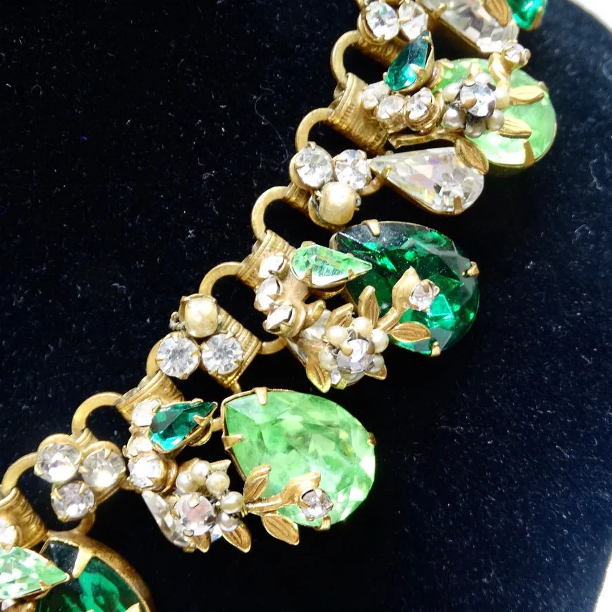Robert Demi Parvre 1980s Synthetic Diamond Necklace