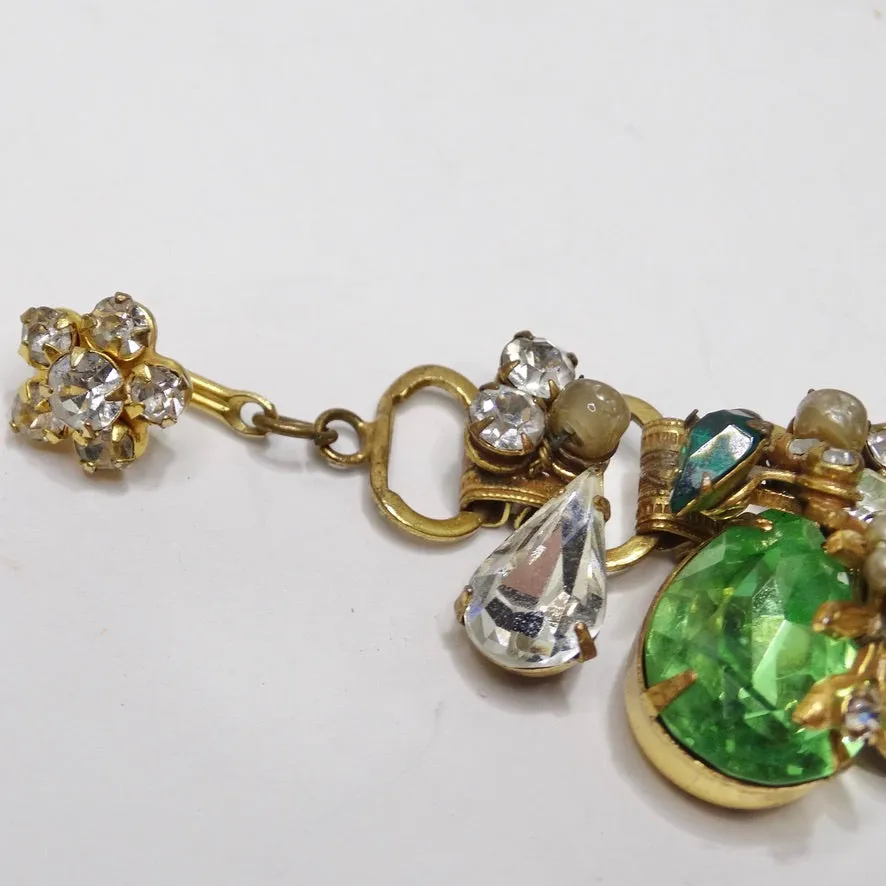 Robert Demi Parvre 1980s Synthetic Diamond Necklace