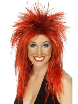 Rock Red Diva Wig