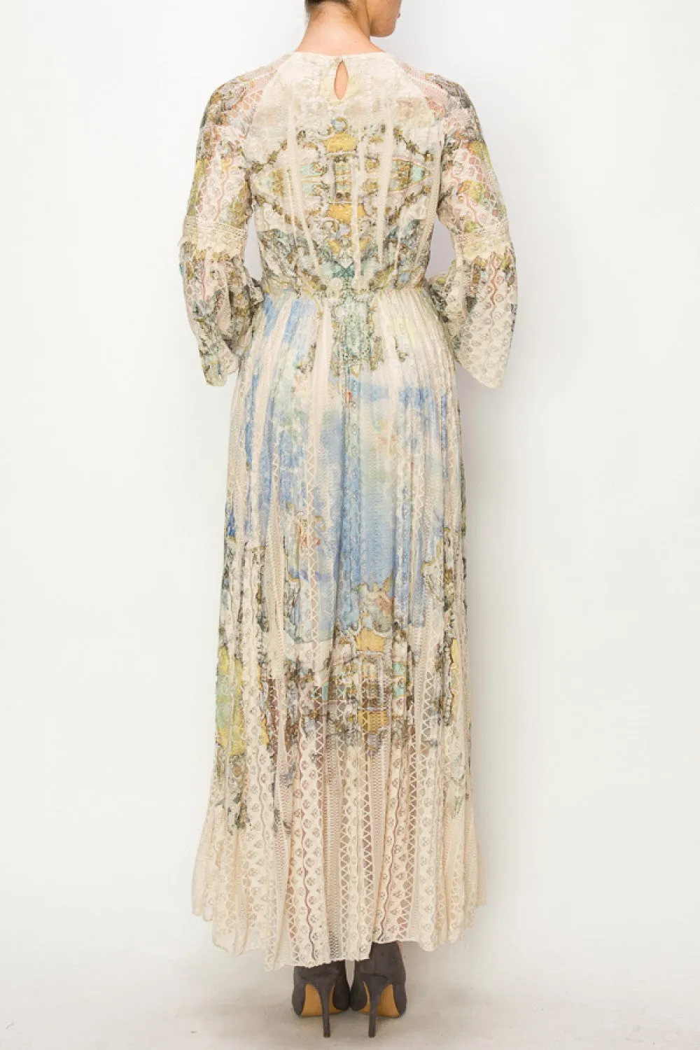 Romantic Renaissance Lace Dress