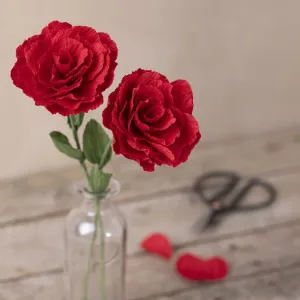 Roses Mini Craft Kit Crepe Crêpe | All Materials & Instructions