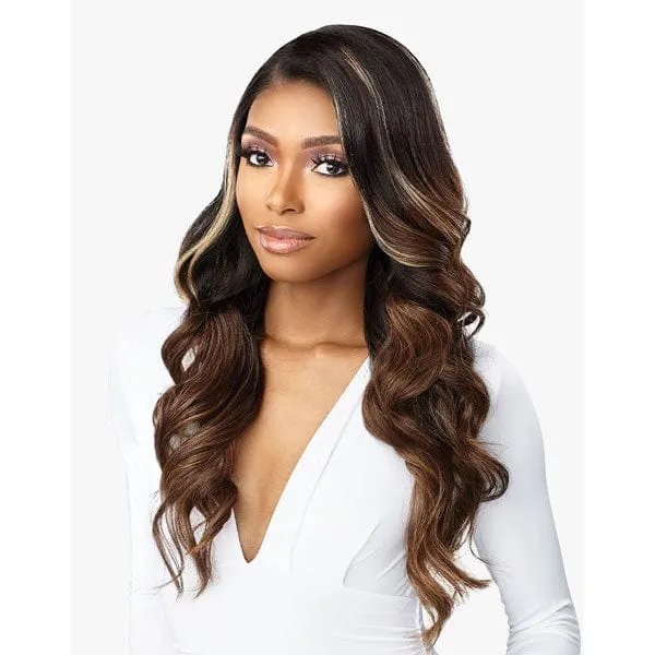 Sensationnel Butta Human Hair Blend Lace Front Wig - GLAM WAVE 24"
