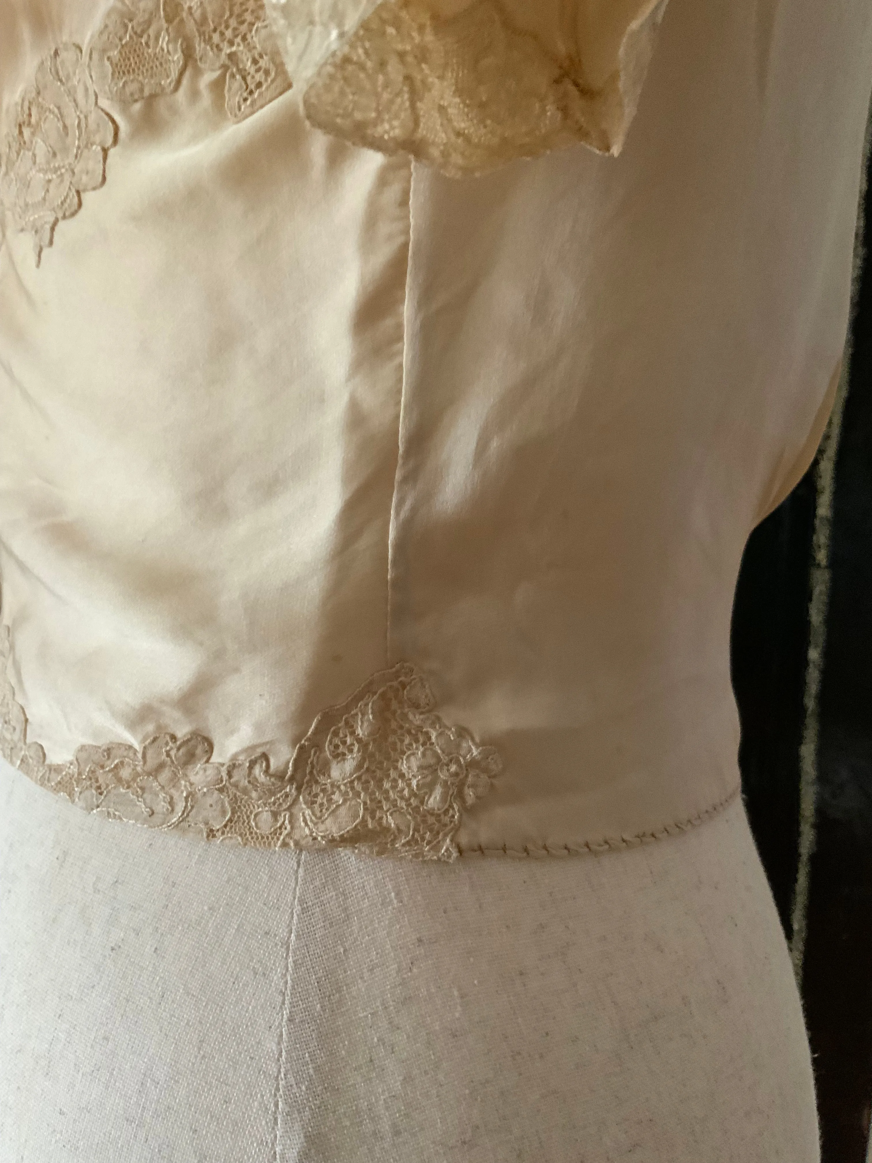 Silk Bed Jacket - 50s - 50Y