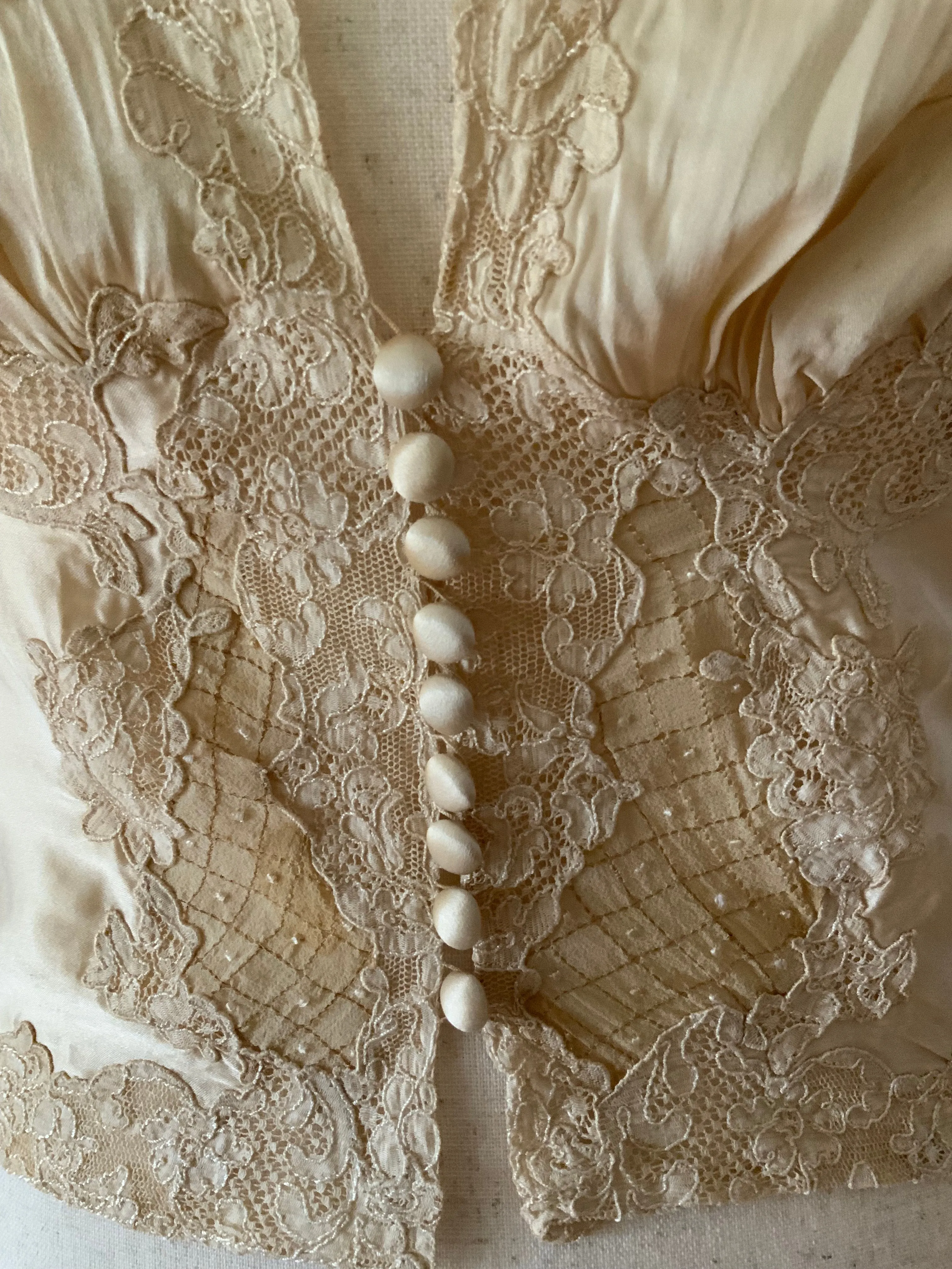 Silk Bed Jacket - 50s - 50Y