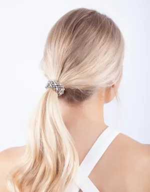 Silver Disco Hair Tie