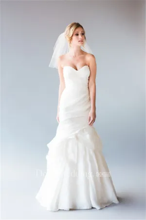Simple Short Mesh with Hair Comb Accessories Wedding Veil