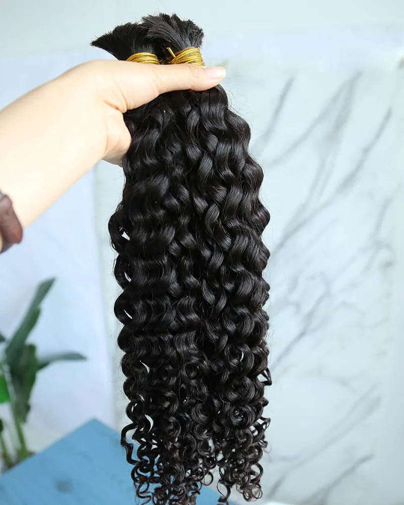 Spanish Curl Bulk Hair Extensions for Braiding