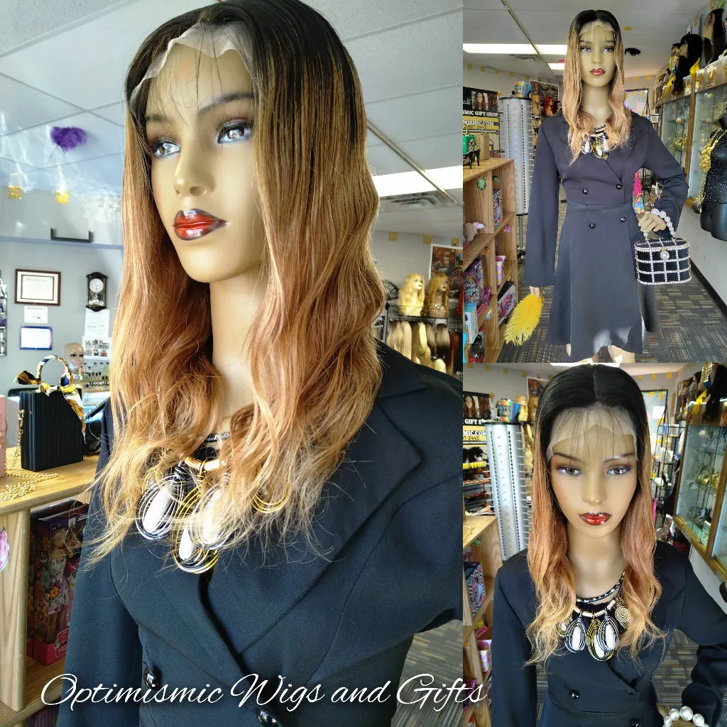 Splendor Blonde Ombre $195 100% Transparent Lace 22inches body wave Human hair Lace Front Wigs Optimismic Wigs and Gifts Shop West St Paul