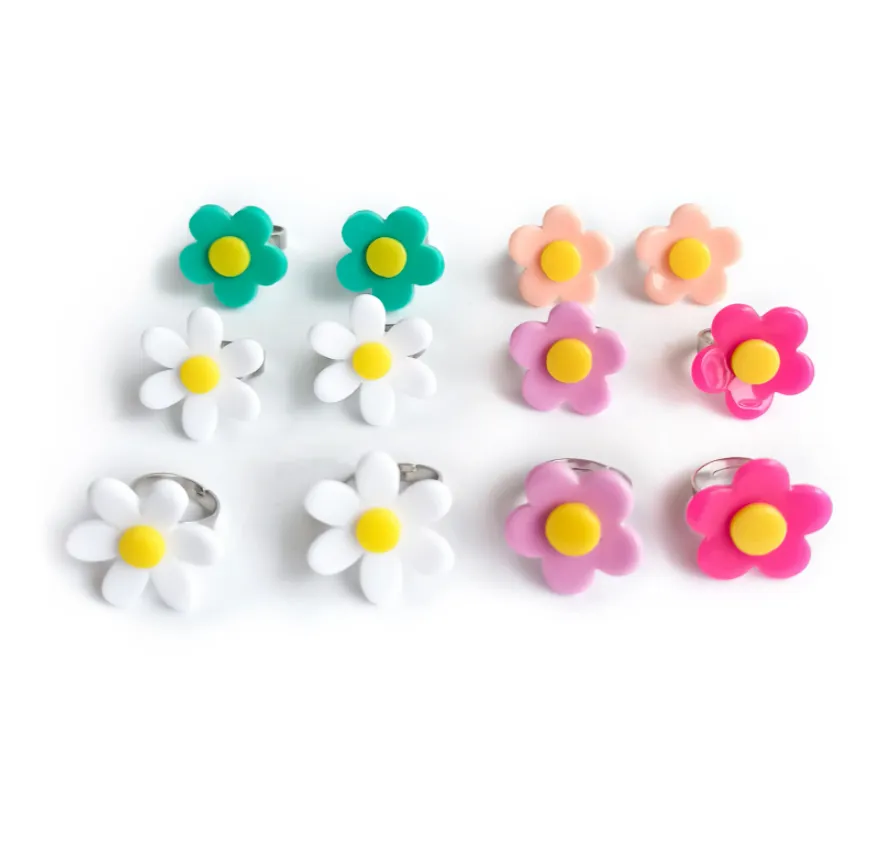 Spring Flowers Rings