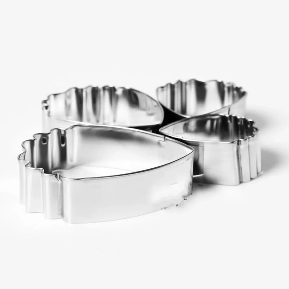 STAINLESS STEEL SIMPLE PEONY PETAL CUTTER  SET