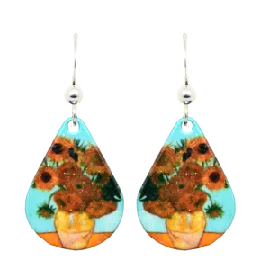 Sunflowers earrings #1750 by d'ears