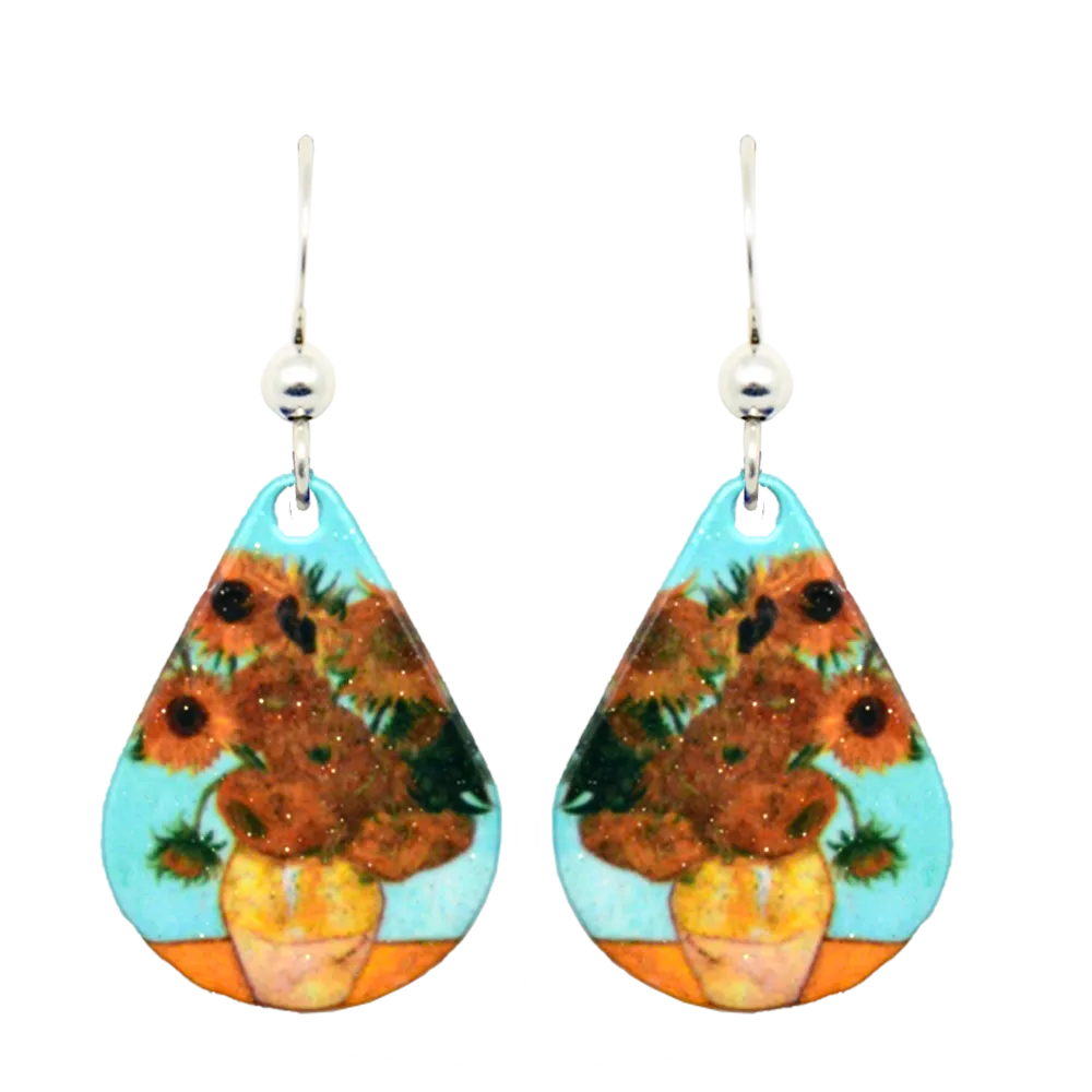 Sunflowers earrings #1750 by d'ears