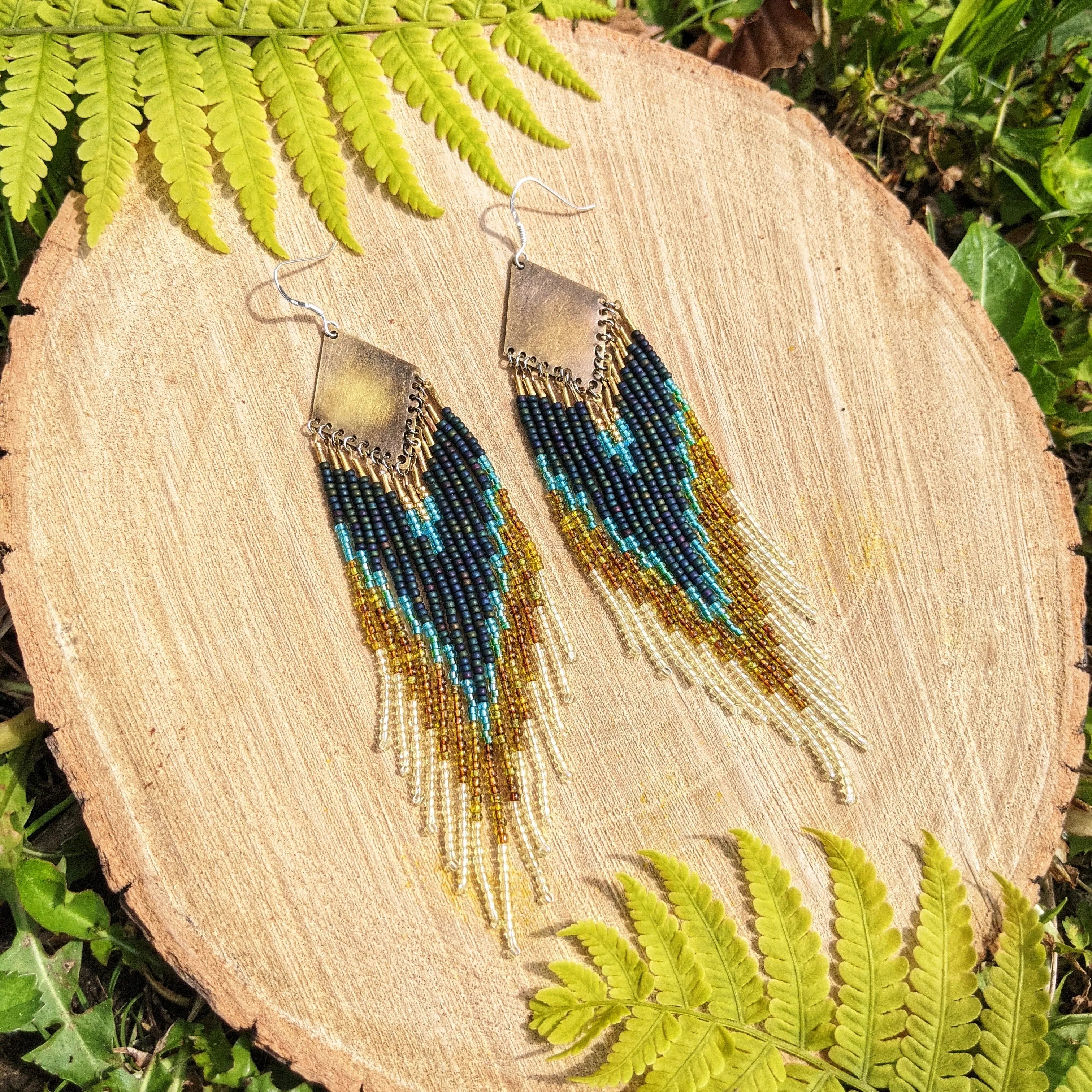 Sylvia Spring Waterfall Beaded Earrings