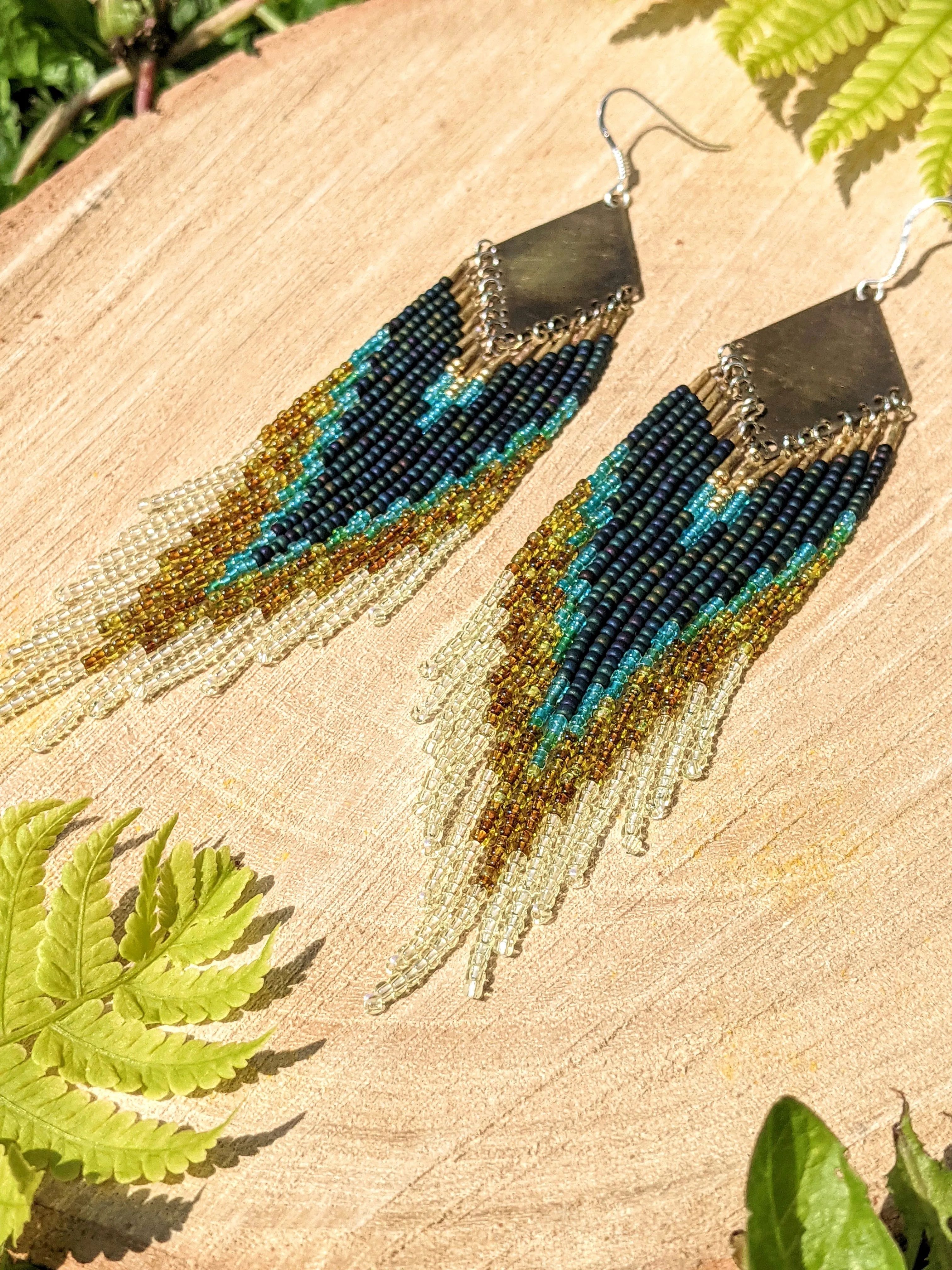 Sylvia Spring Waterfall Beaded Earrings