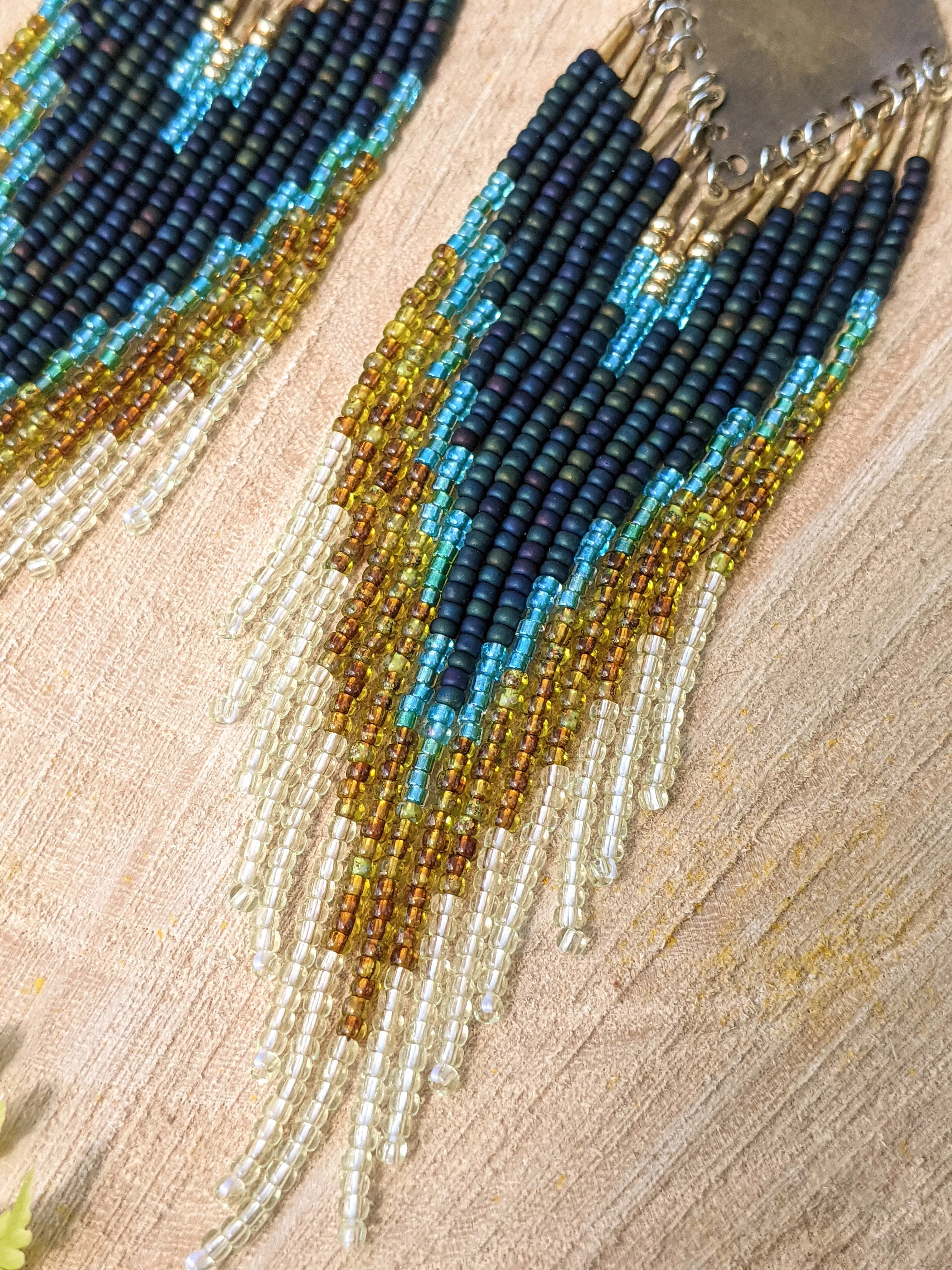 Sylvia Spring Waterfall Beaded Earrings