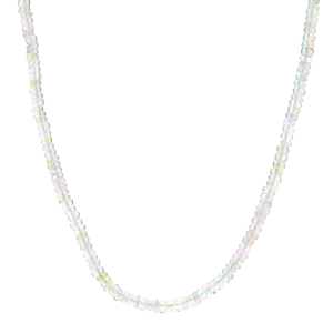 Tapered Opal Bead Necklace
