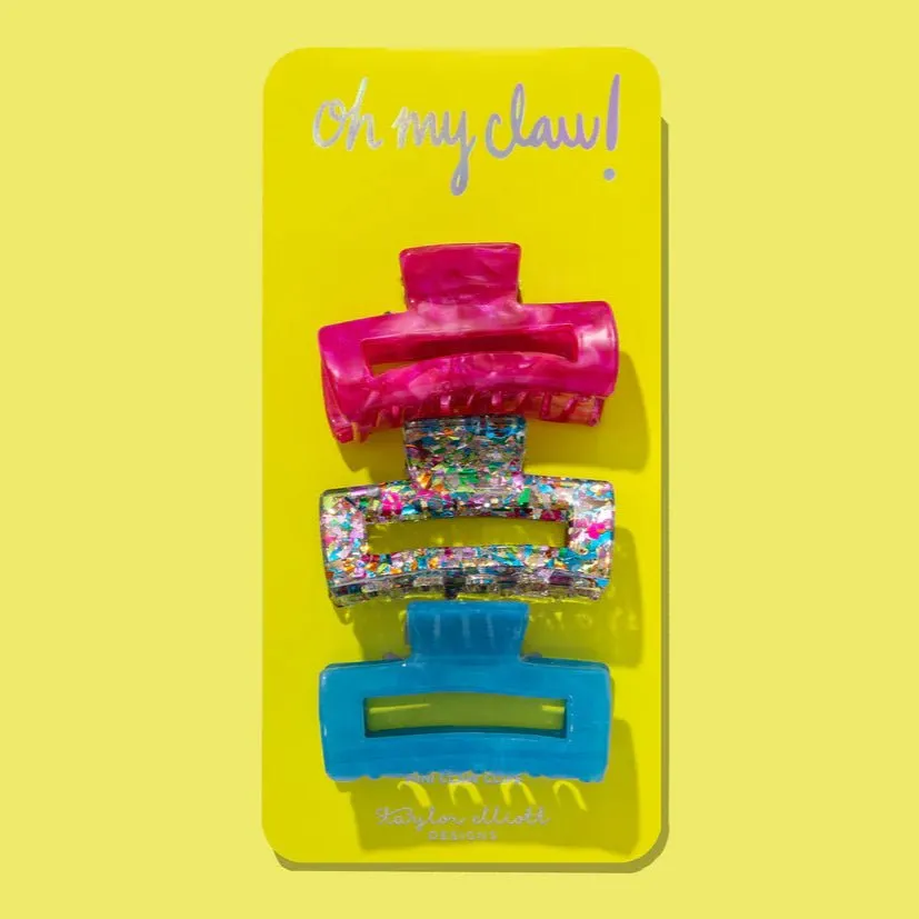 Taylor Elliot Designs: Claw Clip Trio