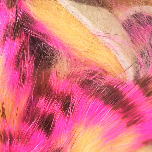 Tiger Barred Magnum Rabbit Strips, Blue/Black over White