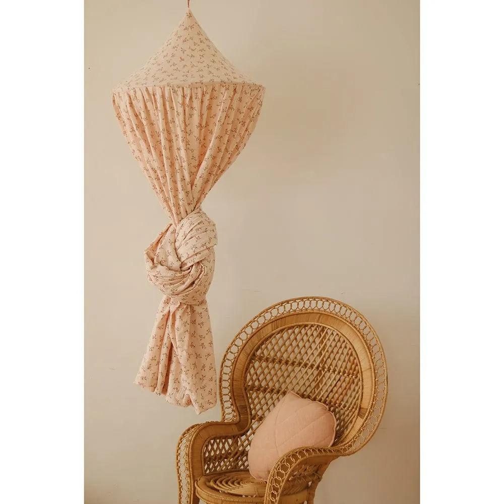 Tiny Flowers Decorative Canopy - Pink