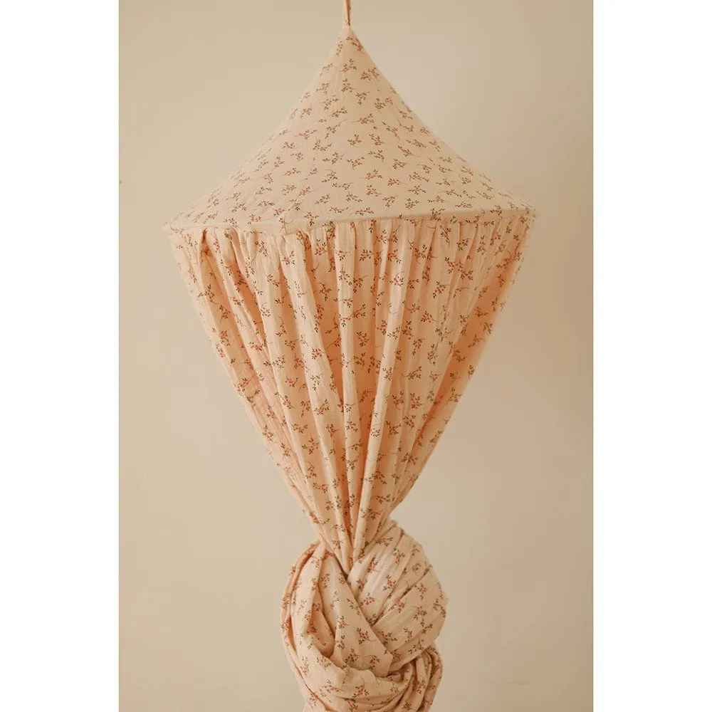 Tiny Flowers Decorative Canopy - Pink