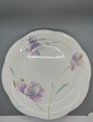 Two Mikasa Rondo China Dinner Plates