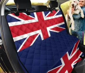 Union Jack Dog Hammock Back Seat Cover For Pets