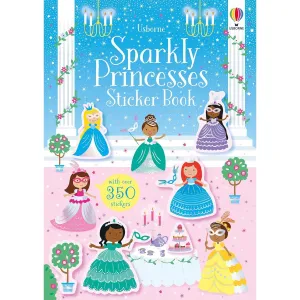 Usborne Books: Sparkly Princesses Sticker Book (Paperback Book)