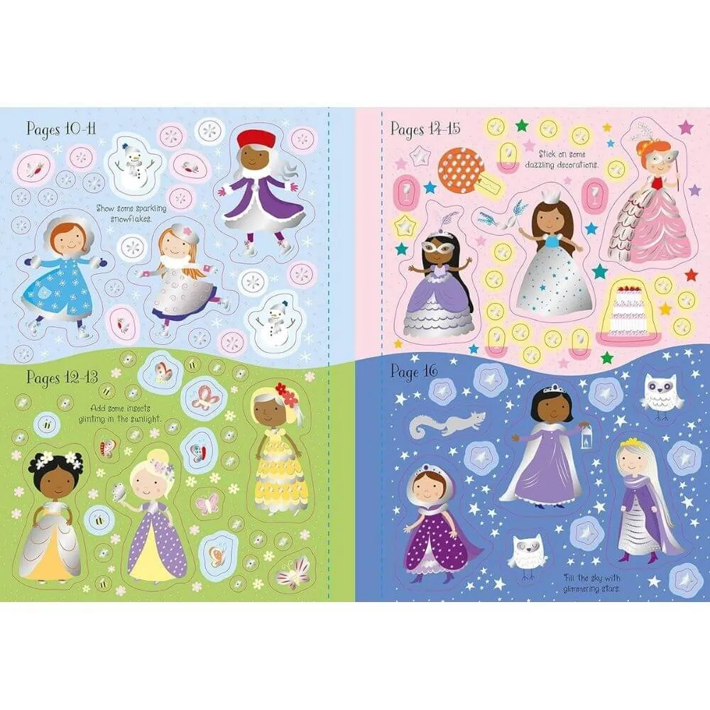 Usborne Sparkly Princess Sticker Book