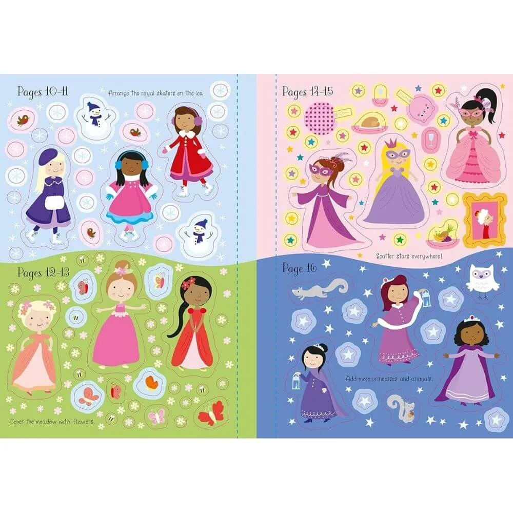 Usborne Sparkly Princess Sticker Book